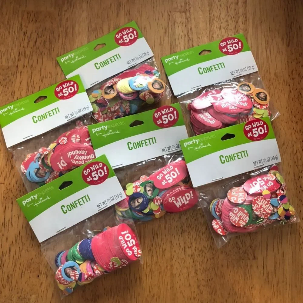 Go Wild at 50 confetti (6 bags) Hallmark